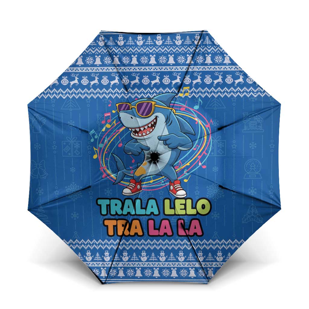 Brainrot Tralalero Tralala Shark Umbrella Christmas Funny - Wonder Print Shop