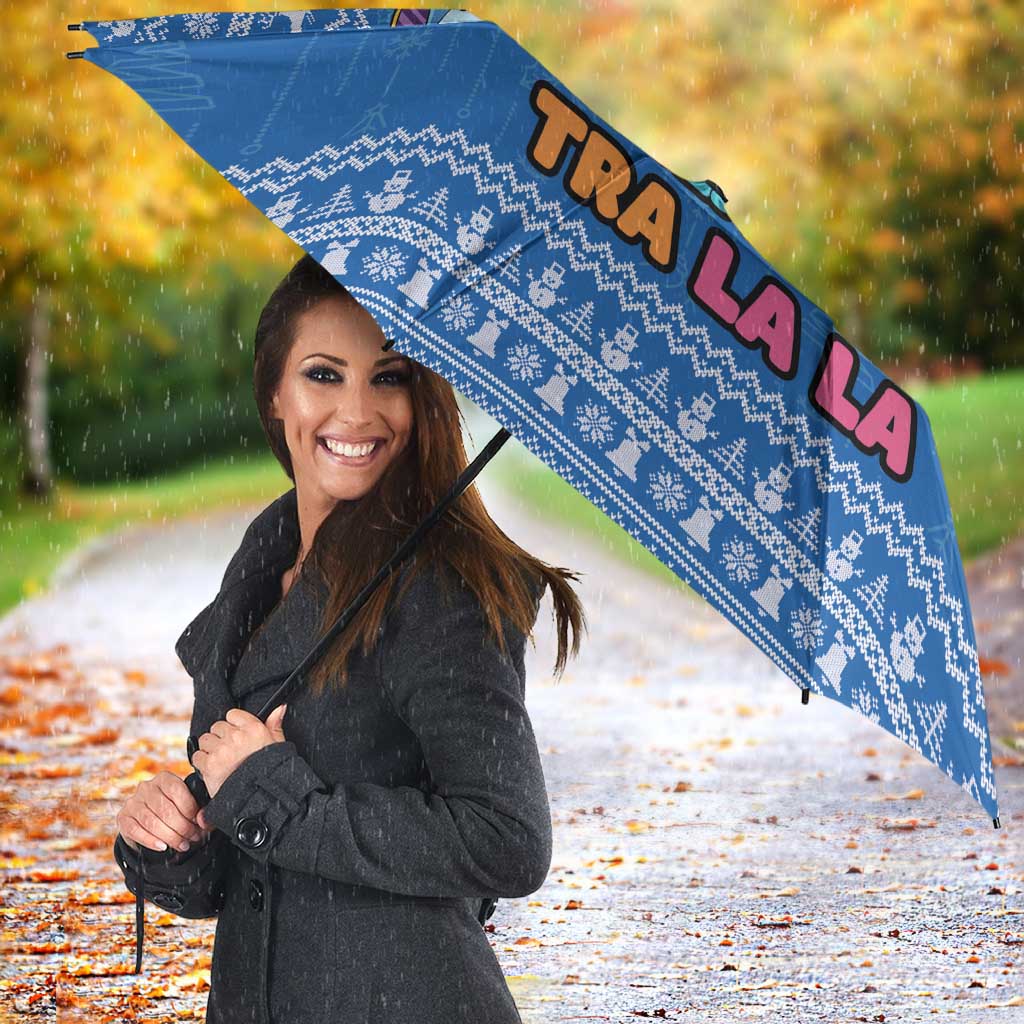 Brainrot Tralalero Tralala Shark Umbrella Christmas Funny - Wonder Print Shop