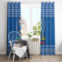 Brainrot Tralalero Tralala Shark Window Curtain Christmas Funny - Wonder Print Shop