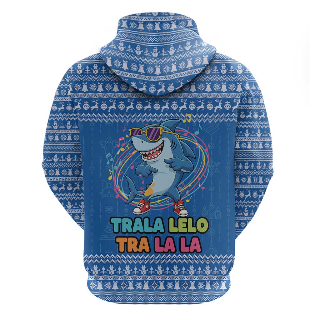 Brainrot Tralalero Tralala Shark Zip Hoodie Christmas Funny - Wonder Print Shop