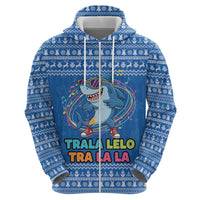 Brainrot Tralalero Tralala Shark Zip Hoodie Christmas Funny - Wonder Print Shop