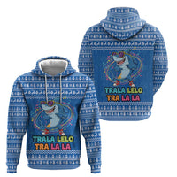 Brainrot Tralalero Tralala Shark Zip Hoodie Christmas Funny - Wonder Print Shop