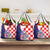 Croatia Hrvatska Checkerboard Grocery Bag Coat Of Arms With Iris Croatica