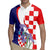 Croatia Hrvatska Checkerboard Rugby Jersey Coat Of Arms With Iris Croatica