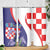 Croatia Hrvatska Checkerboard Skinny Tumbler Coat Of Arms With Iris Croatica