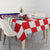 Croatia Hrvatska Checkerboard Tablecloth Coat Of Arms With Iris Croatica