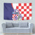 Croatia Hrvatska Checkerboard Tapestry Coat Of Arms With Iris Croatica