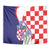 Croatia Hrvatska Checkerboard Tapestry Coat Of Arms With Iris Croatica