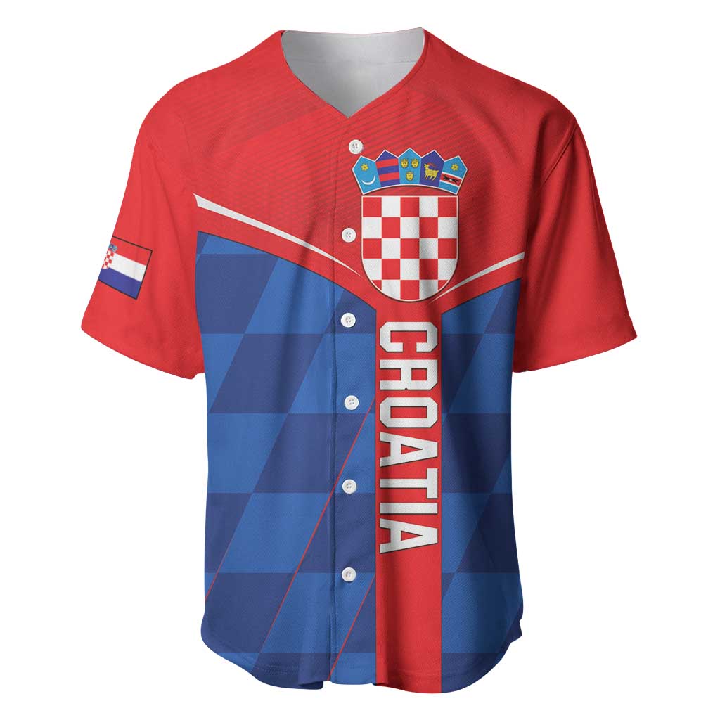 Custom Croatia Football Baseball Jersey Hrvatska Nogometna Reprezentacija