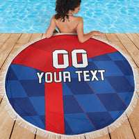 Custom Croatia Football Beach Blanket Hrvatska Nogometna Reprezentacija