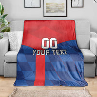 Custom Croatia Football Blanket Hrvatska Nogometna Reprezentacija