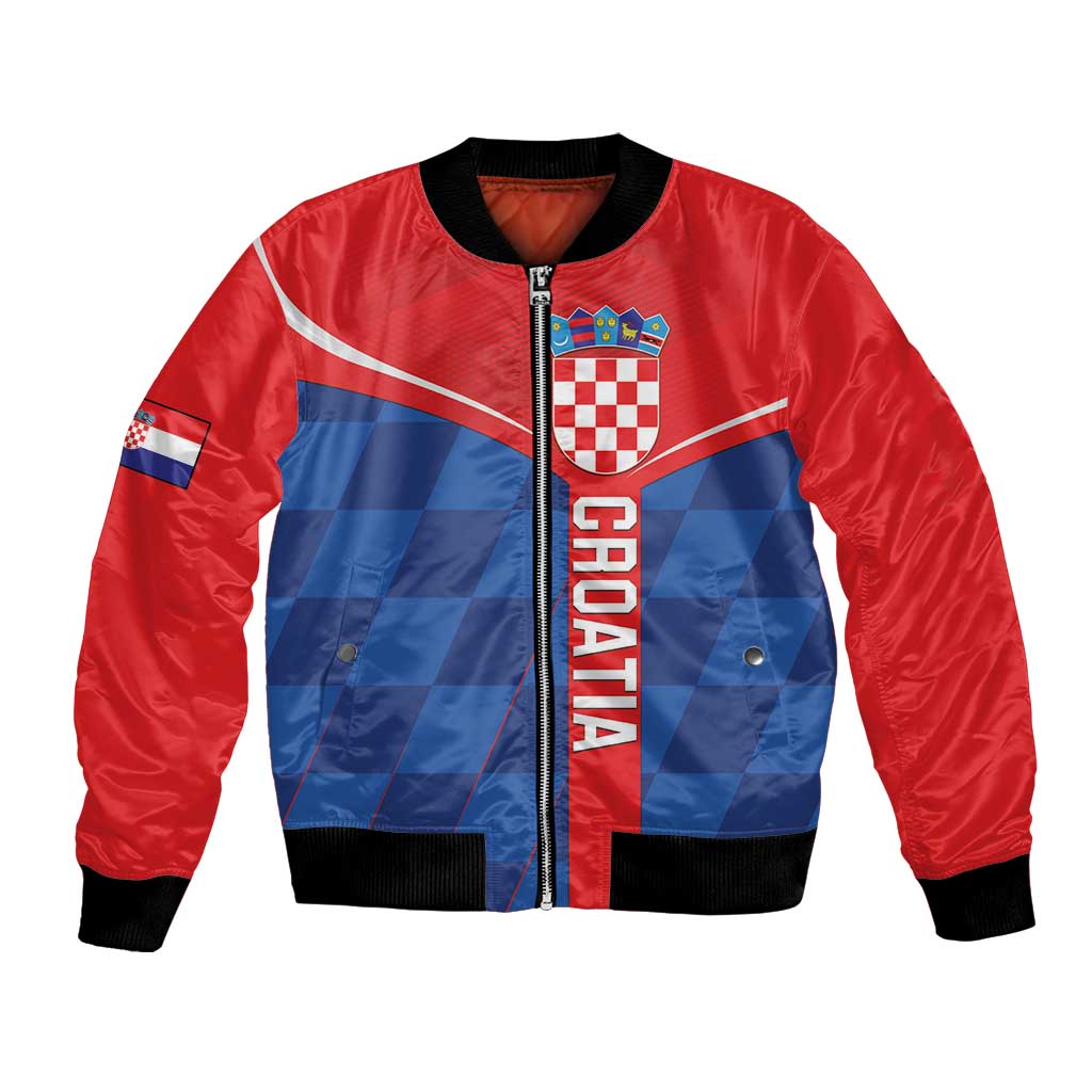 Custom Croatia Football Bomber Jacket Hrvatska Nogometna Reprezentacija