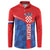 Custom Croatia Football Button Sweatshirt Hrvatska Nogometna Reprezentacija