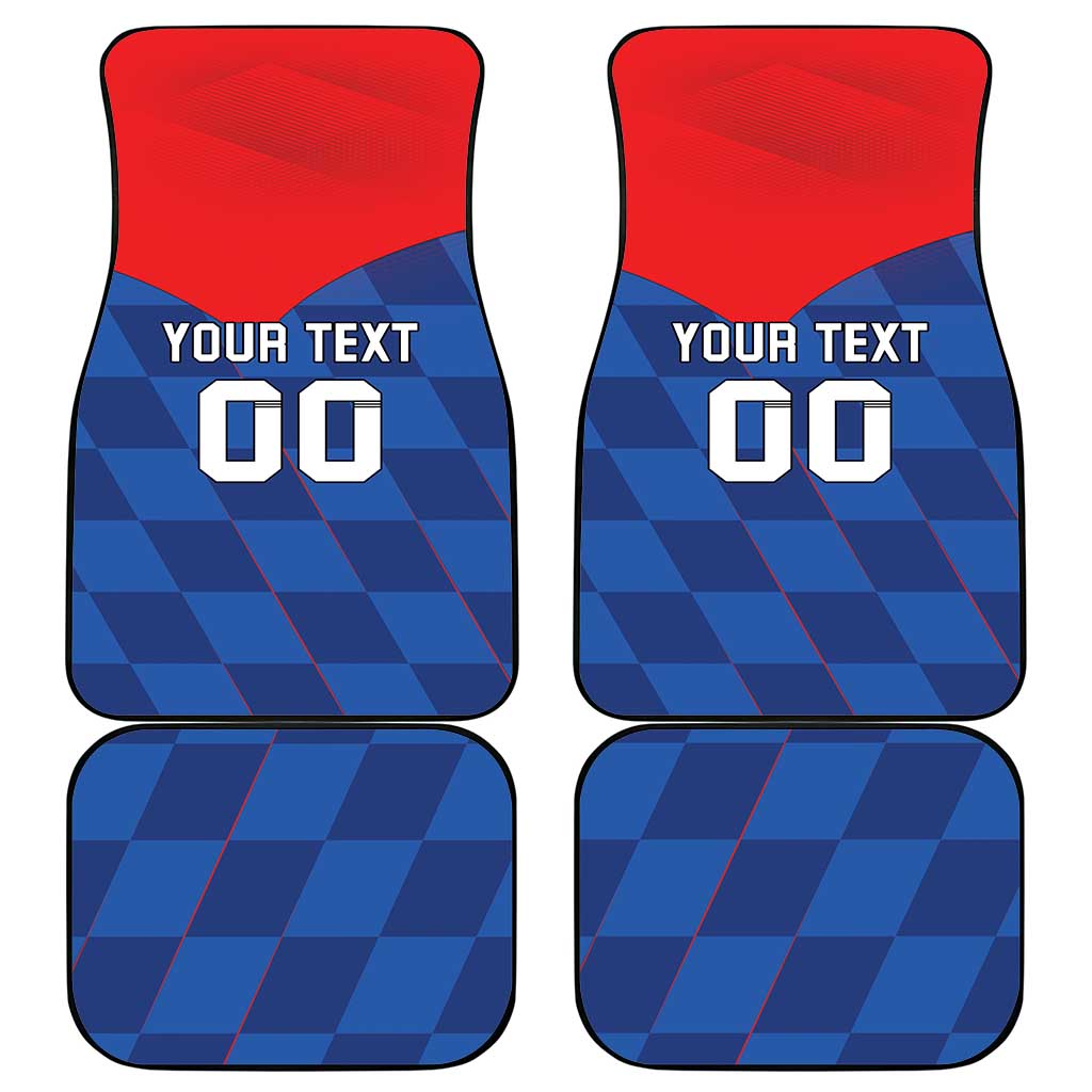 Custom Croatia Football Car Mats Hrvatska Nogometna Reprezentacija