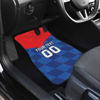 Custom Croatia Football Car Mats Hrvatska Nogometna Reprezentacija