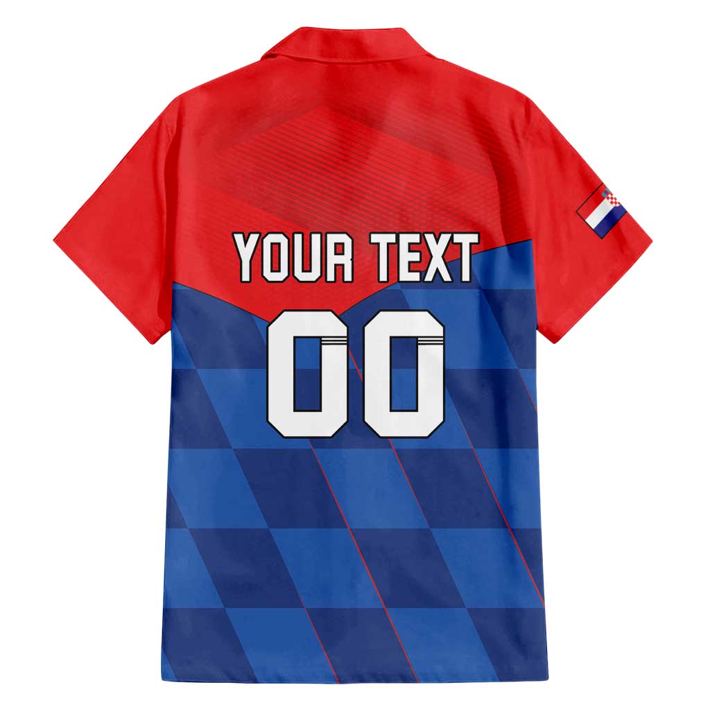 Custom Croatia Football Family Matching Long Sleeve Bodycon Dress and Hawaiian Shirt Hrvatska Nogometna Reprezentacija