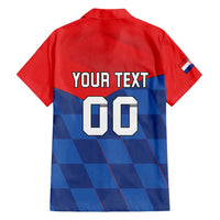 Custom Croatia Football Family Matching Long Sleeve Bodycon Dress and Hawaiian Shirt Hrvatska Nogometna Reprezentacija