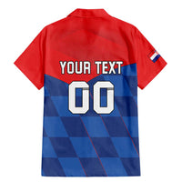 Custom Croatia Football Family Matching Mermaid Dress and Hawaiian Shirt Hrvatska Nogometna Reprezentacija