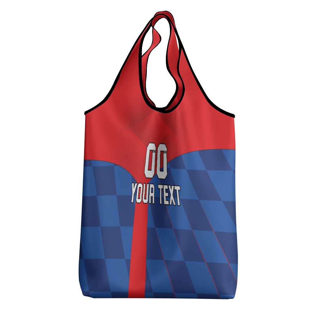 Custom Croatia Football Grocery Bag Hrvatska Nogometna Reprezentacija