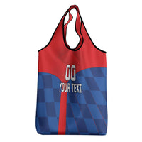 Custom Croatia Football Grocery Bag Hrvatska Nogometna Reprezentacija
