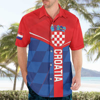 Custom Croatia Football Hawaiian Shirt Hrvatska Nogometna Reprezentacija