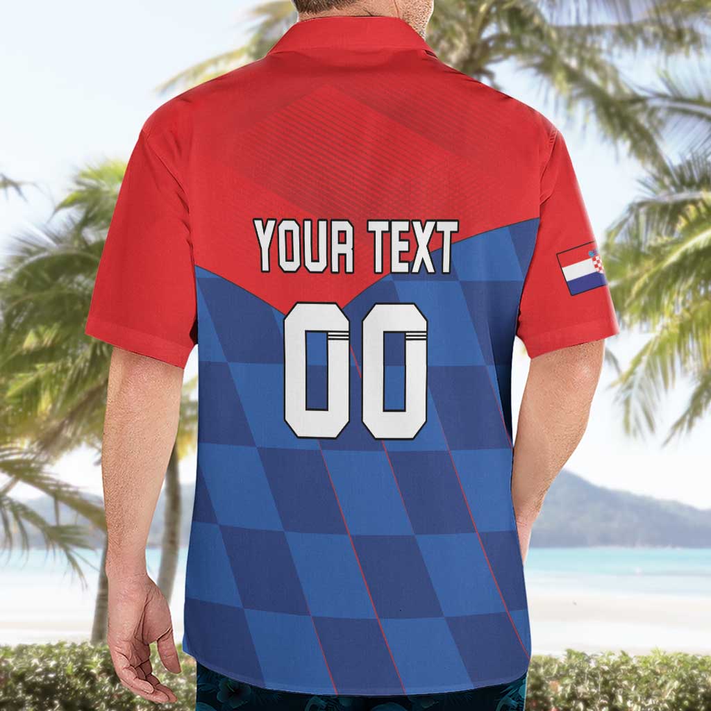 Custom Croatia Football Hawaiian Shirt Hrvatska Nogometna Reprezentacija