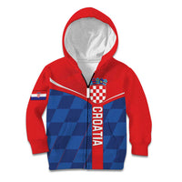 Custom Croatia Football Kid Hoodie Hrvatska Nogometna Reprezentacija