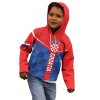 Custom Croatia Football Kid Hoodie Hrvatska Nogometna Reprezentacija