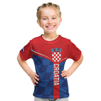 Custom Croatia Football Kid T Shirt Hrvatska Nogometna Reprezentacija