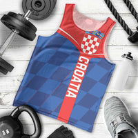 Custom Croatia Football Men Tank Top Hrvatska Nogometna Reprezentacija