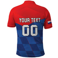 Custom Croatia Football Polo Shirt Hrvatska Nogometna Reprezentacija