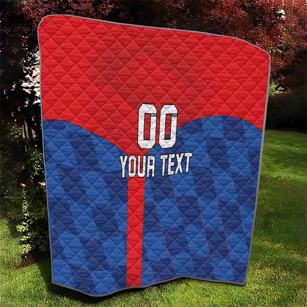 Custom Croatia Football Quilt Hrvatska Nogometna Reprezentacija