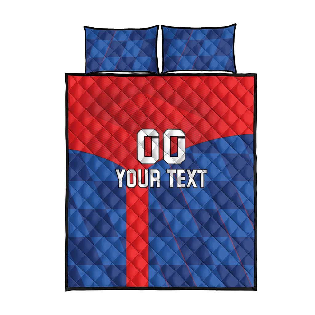 Custom Croatia Football Quilt Bed Set Hrvatska Nogometna Reprezentacija