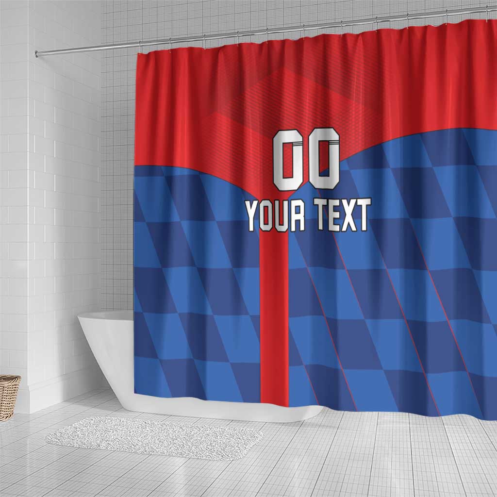 Custom Croatia Football Shower Curtain Hrvatska Nogometna Reprezentacija
