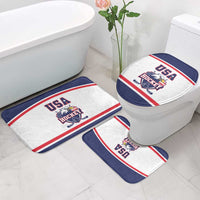 USA Ice Hockey Bathroom Set American Eagle Spirit White Version