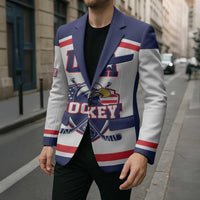 USA Ice Hockey Custom Blazer American Eagle Spirit White Version