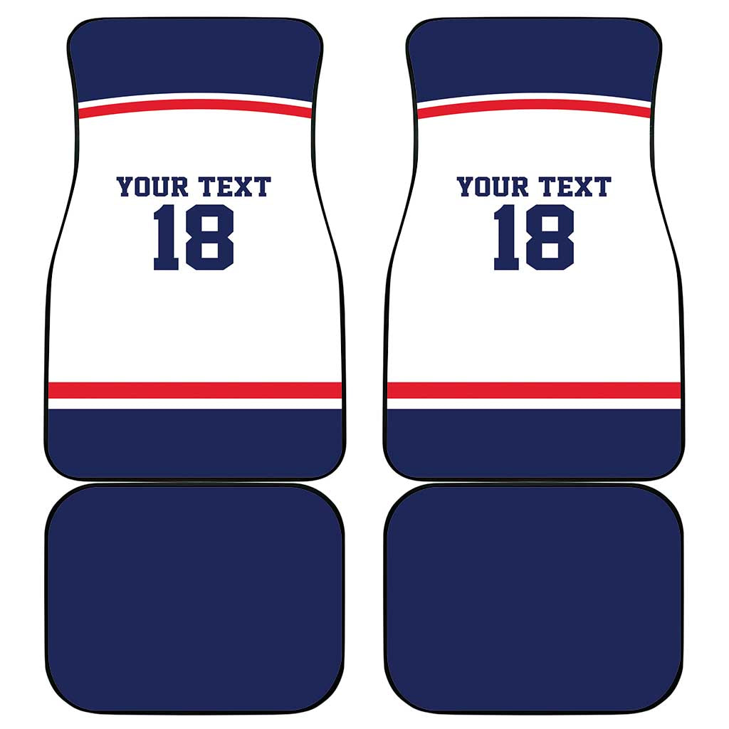 USA Ice Hockey Custom Car Mats American Eagle Spirit White Version