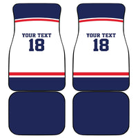 USA Ice Hockey Custom Car Mats American Eagle Spirit White Version