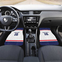 USA Ice Hockey Custom Car Mats American Eagle Spirit White Version
