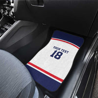 USA Ice Hockey Custom Car Mats American Eagle Spirit White Version