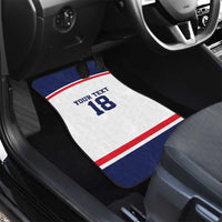 USA Ice Hockey Custom Car Mats American Eagle Spirit White Version
