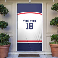 USA Ice Hockey Custom Door Cover American Eagle Spirit White Version