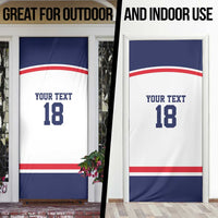 USA Ice Hockey Custom Door Cover American Eagle Spirit White Version