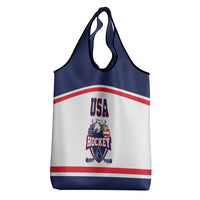 USA Ice Hockey Grocery Bag American Eagle Spirit White Version