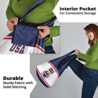 USA Ice Hockey Grocery Bag American Eagle Spirit White Version