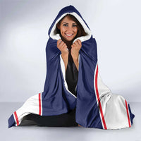 USA Ice Hockey Hooded Blanket American Eagle Spirit White Version