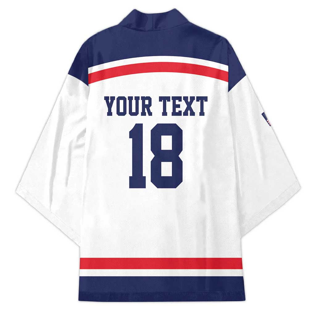 USA Ice Hockey Custom Kimono American Eagle Spirit White Version