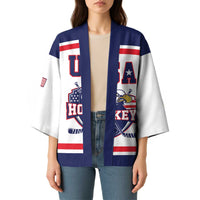 USA Ice Hockey Custom Kimono American Eagle Spirit White Version