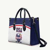 USA Ice Hockey Leather Bag American Eagle Spirit White Version
