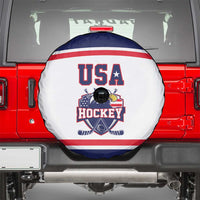 USA Ice Hockey Spare Tire Cover American Eagle Spirit White Version
